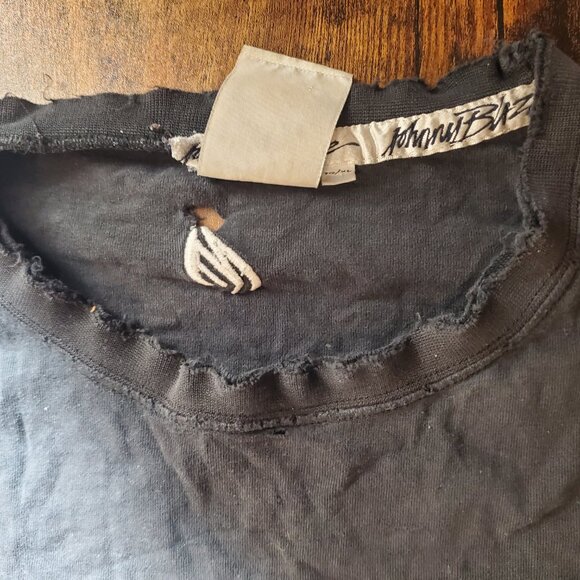 Old Retro Johnny Blaze XL T-shirt used grunge distressed style black tee Men - Picture 14 of 15